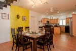 Eat, drink and be merry in Casa Catarina`s spacious kitchen and dining area